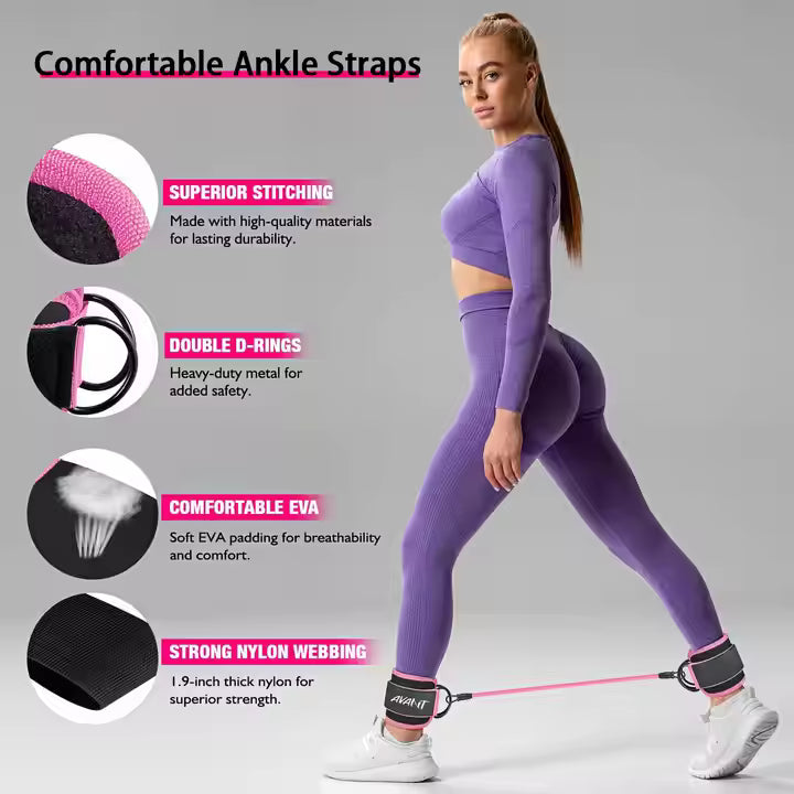 Ankle Resistance Tube Set
