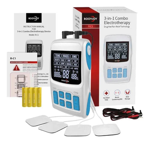 Roovjoy 3 in 1 combo electrotherapy
