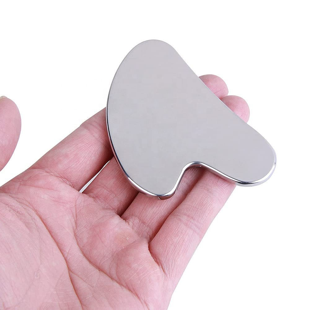 Gua-sha stainless steel heart shape