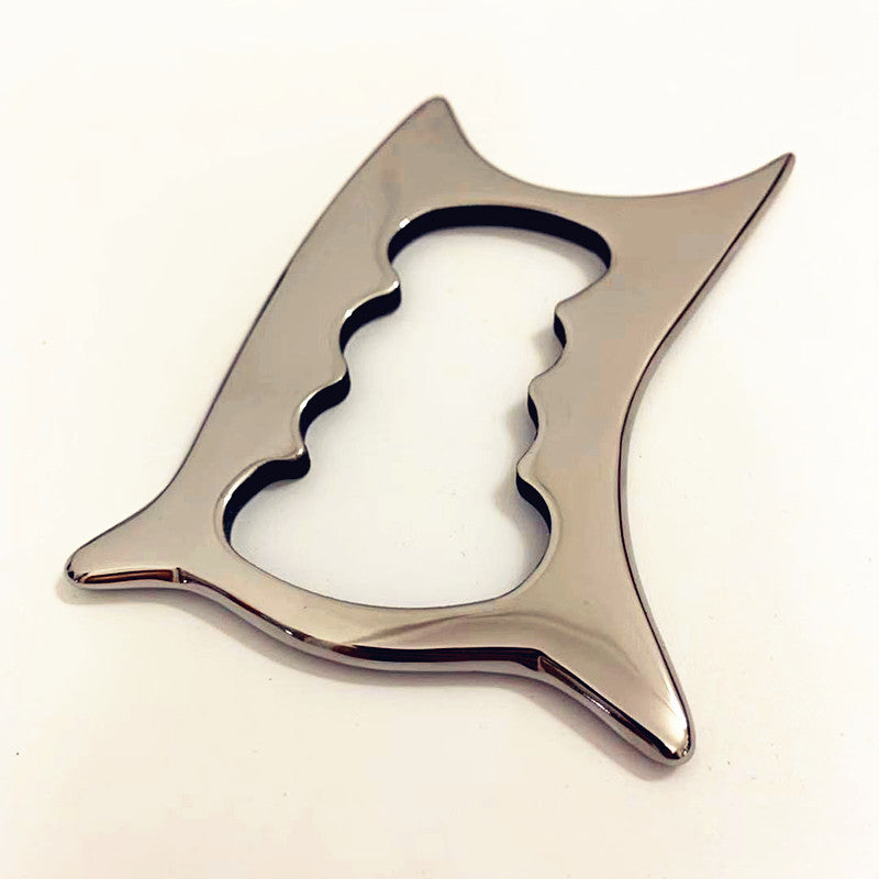 Gua-Sha Stainless Steel hand grip shape big