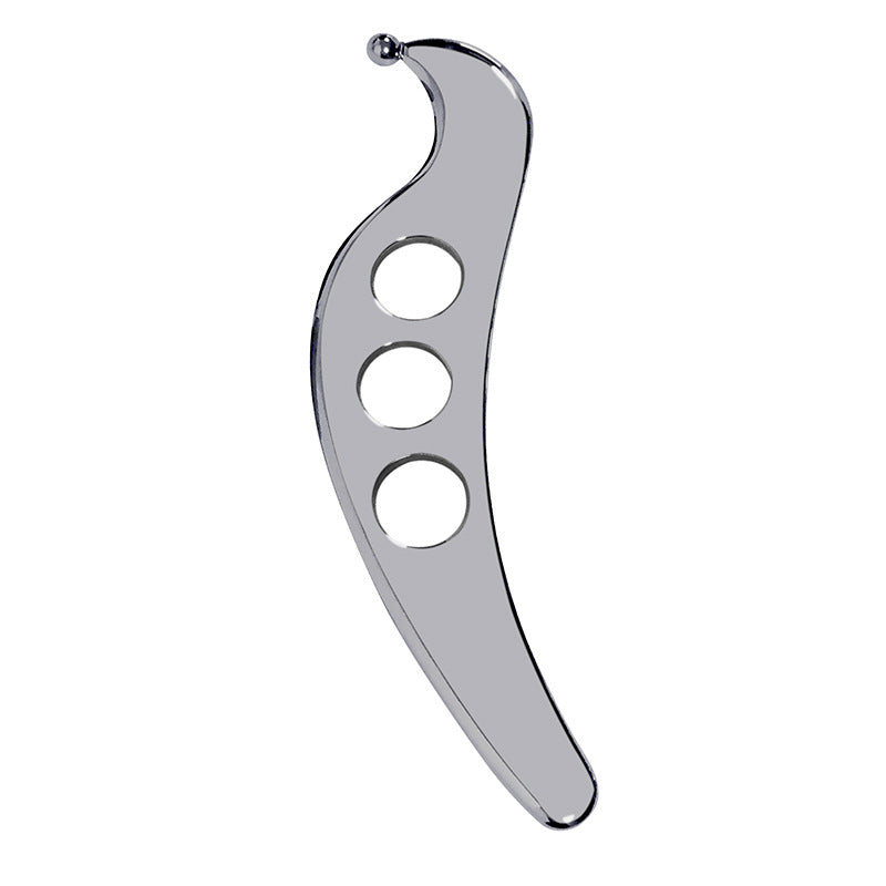 Gua-Sha Stainless Steel Bird Shape with 3 holes