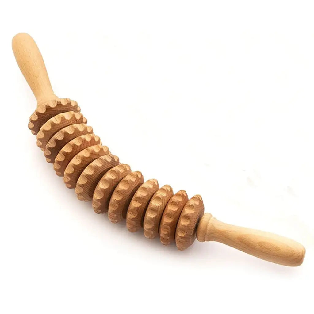 Curved Wooden Massage Roller